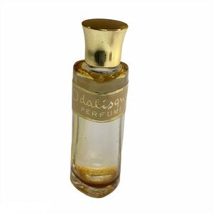 VTG Odalisque by Nettie Rosenstein Micro Mini Delta Shape Perfume Bottle empty
